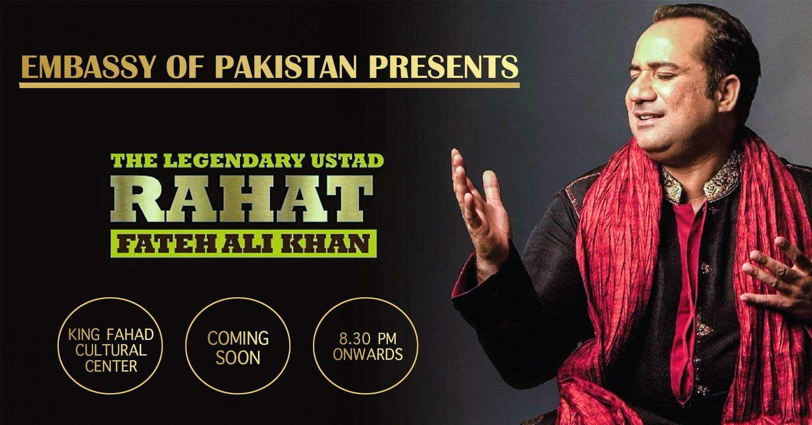 Rahat Fateh Ali in Riyadh