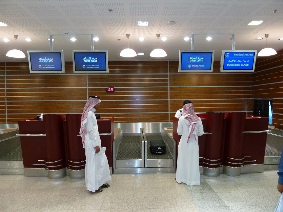baggage allowed from Saudi Arabia