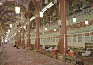The Eight Pillars of the Masjid e Nabwi, Each of Historical Significance